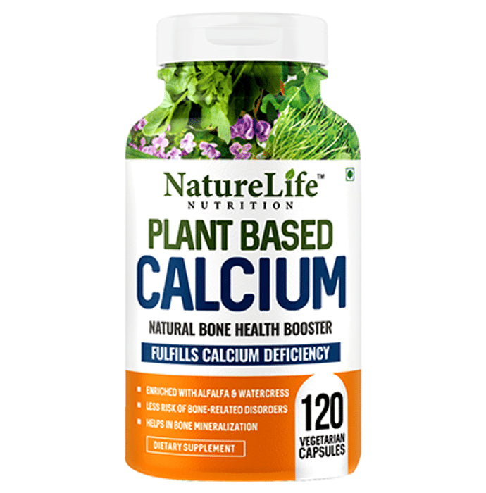 Nature Life Nutrition Plant Based Calcium Vegetarian Capsule - Classic Derma