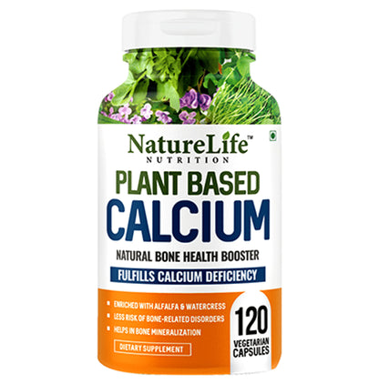 Nature Life Nutrition Plant Based Calcium Vegetarian Capsule - Classic Derma