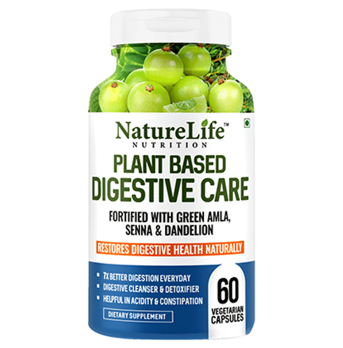 Nature Life Nutrition Plant Based Digestive Care Vegetarian Capsule - Classic Derma