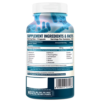 Nature Life Nutrition Probiotics 35 Billion CFU Vegetarian Capsule