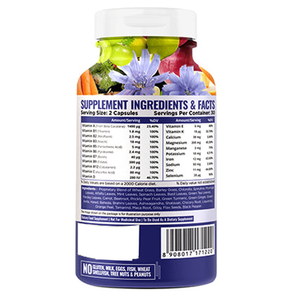 Nature Life Nutrition Whole Food Multivitamin for Men Vegetarian Capsule