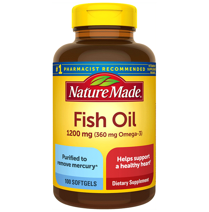 Nature Made Fish Oil Omega-3 1200mg Softgels - Classic Derma