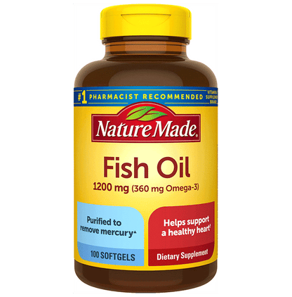 Nature Made Fish Oil Omega-3 1200mg Softgels - Classic Derma