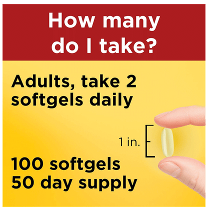 Nature Made Fish Oil Omega-3 1200mg Softgels