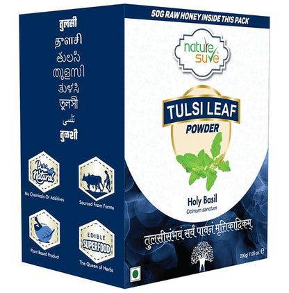 Nature Sure Tulsi Leaf Powder (200gm Each) with 50gm Raw Honey Free - Classic Derma