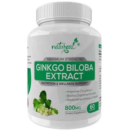 Natureal Ginkgo Biloba Extract 800mg Capsule - Classic Derma