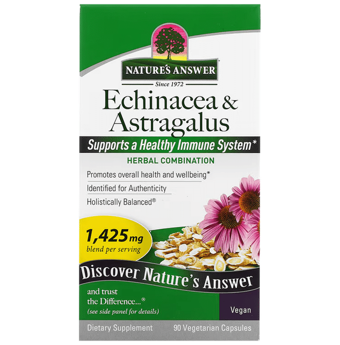 Nature's Answer Echinacea & Astragalus 1425mg Vegetarian Capsules - Classic Derma