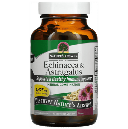 Nature's Answer Echinacea & Astragalus 1425mg Vegetarian Capsules