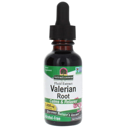 Nature's Answer Valerian Root Fluid Extract 1000mg Alcohol Free - Classic Derma