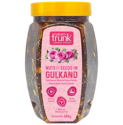 Nature's Trunk Nuts & Seeds in Gulkand - Classic Derma