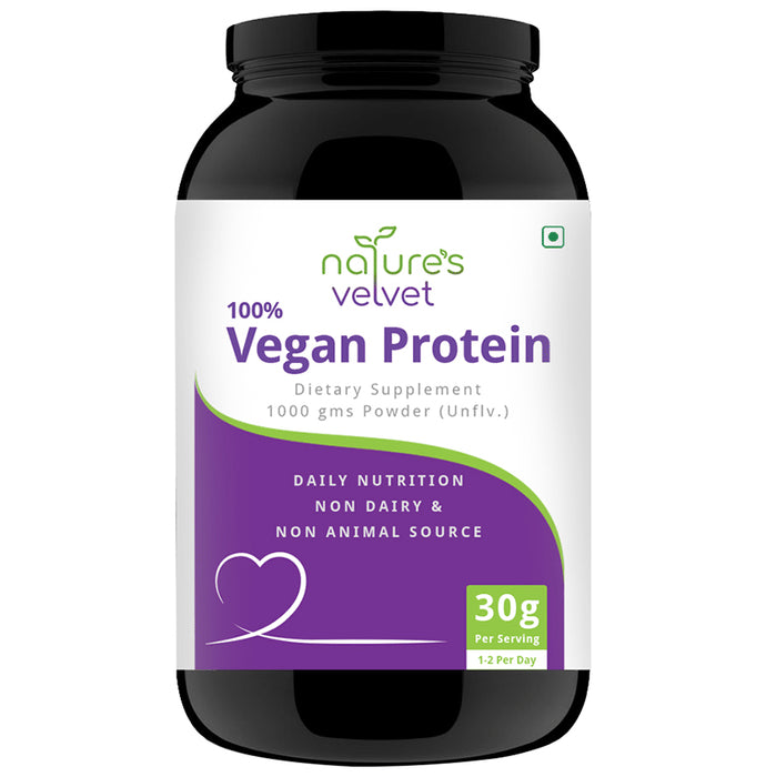 Nature's Velvet 100% Vegan Protein Powder - Classic Derma