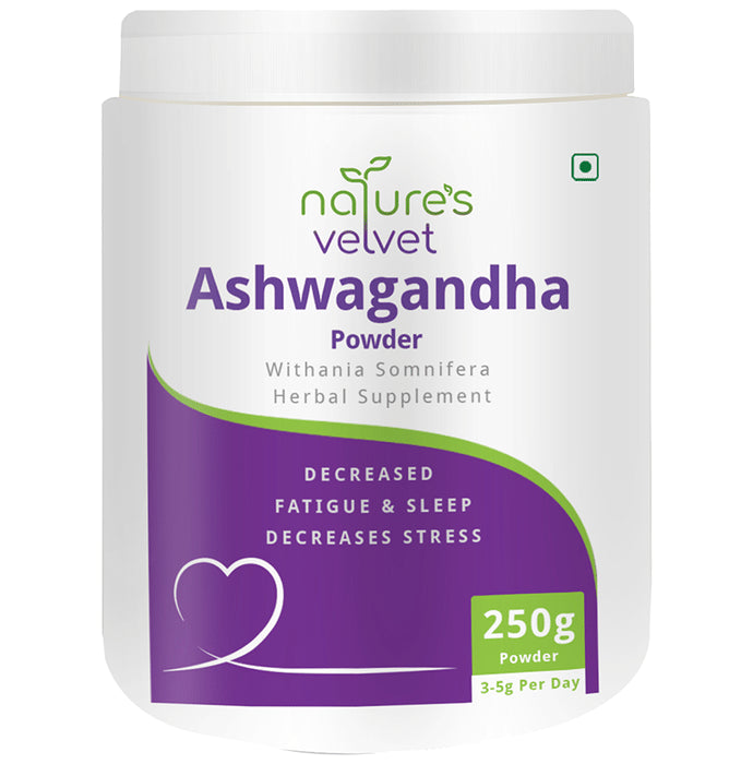 Nature's Velvet Ashwagandha Powder - Classic Derma
