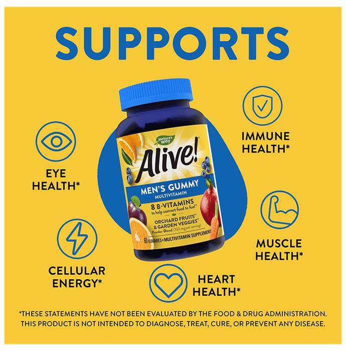 Nature's Way Alive Men's Multivitamin Gummies