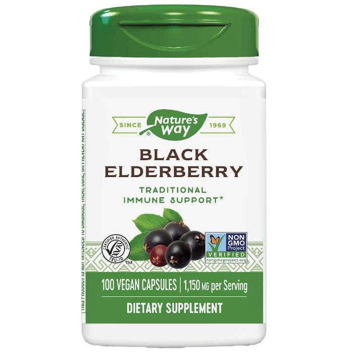 Nature's Way Black Elderberry Vegan Capsule - Classic Derma
