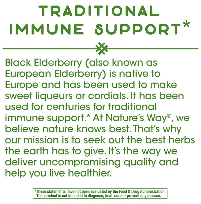Nature's Way Black Elderberry Vegan Capsule