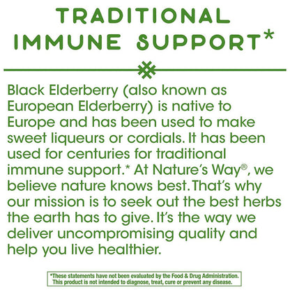 Nature's Way Black Elderberry Vegan Capsule