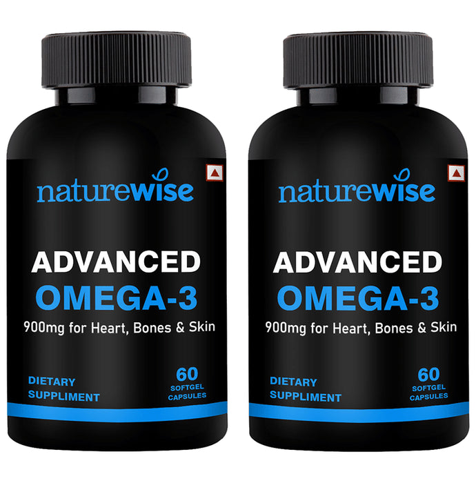 Naturewise Advanced Omega 3 900mg Softgel Capsule (60 Each) - Classic Derma