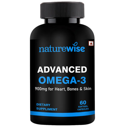 Naturewise Advanced Omega 3 900mg Softgel Capsule (60 Each)