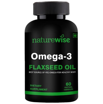 Naturewise Omega 3 Flex Seed Oil Softgel Capsule (60 Each) - Classic Derma