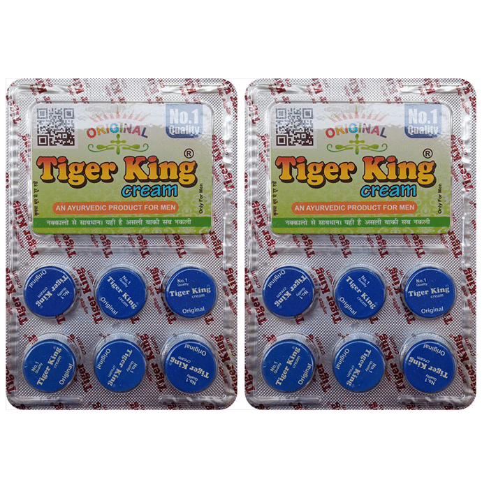 Amritveda Tiger King Cream (6x1.5gm Each) - Classic Derma