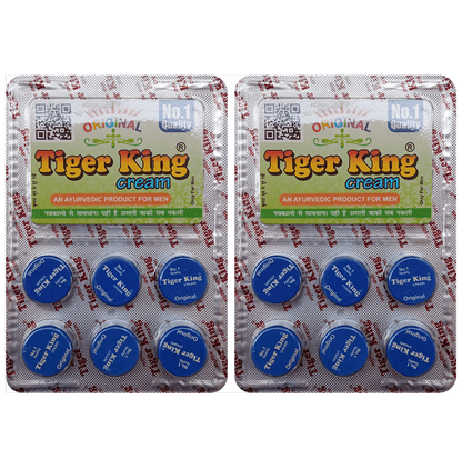 Amritveda Tiger King Cream (6x1.5gm Each) - Classic Derma