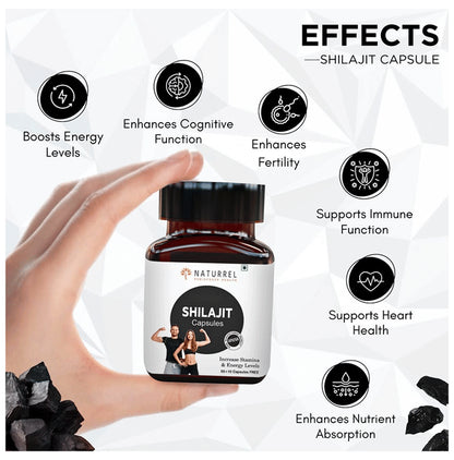 Naturrel Shilajit Capsules (60 Each)