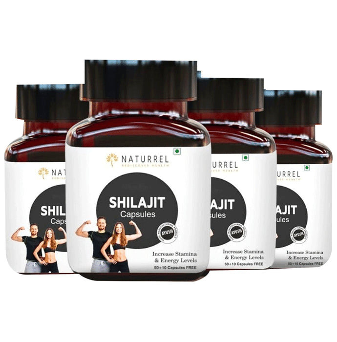 Naturrel Shilajit Capsules (60 Each) - Classic Derma