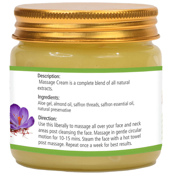 Natuur Aloe Almond Saffron Massage Cream
