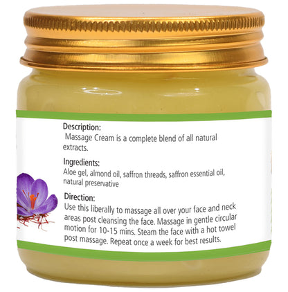 Natuur Aloe Almond Saffron Massage Cream