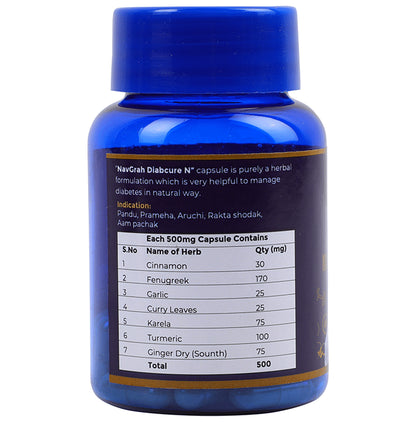 Navgrah Diabcure N Diabetes Capsule (Evening Capsule)