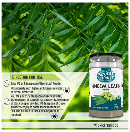 Nectar Valley Pure & Natural Neem Leaf Powder