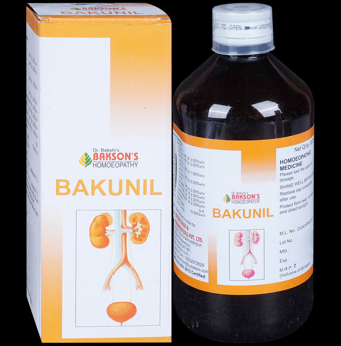 Bakson's Homeopathy Bakunil Syrup - Classic Derma