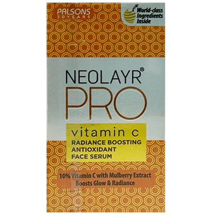 Neolayr Pro Vitamin C Radiance Boosting Antioxidant Face Serum - Classic Derma