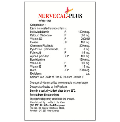 Nervecal-Plus Tablet