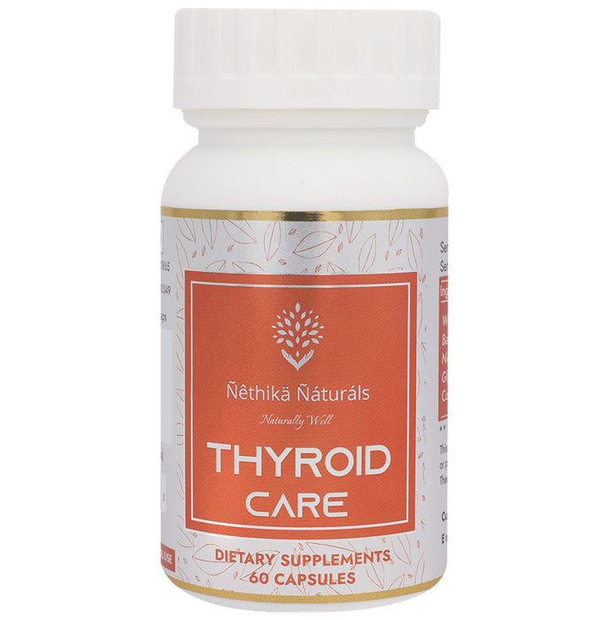 Nethika Naturals Thyroid Care Dietary Supplements Capsule