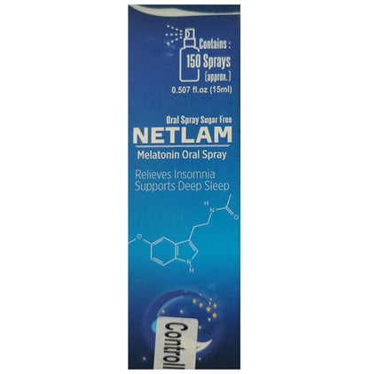 Netlam Melatonin Oral Spray - Classic Derma