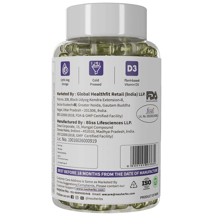 Neuherbs Omega Flaxseed Oil 1000mg Capsule