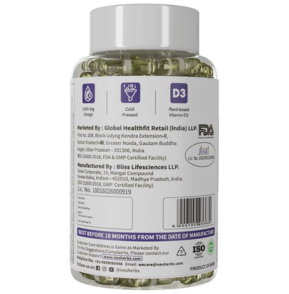Neuherbs Omega Flaxseed Oil 1000mg Capsule