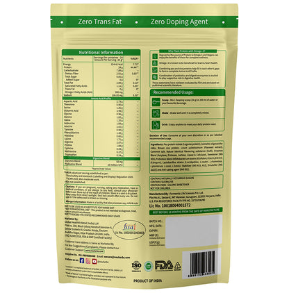 Neuherbs True Plant Protein Powder with Omega-3 Kulfi