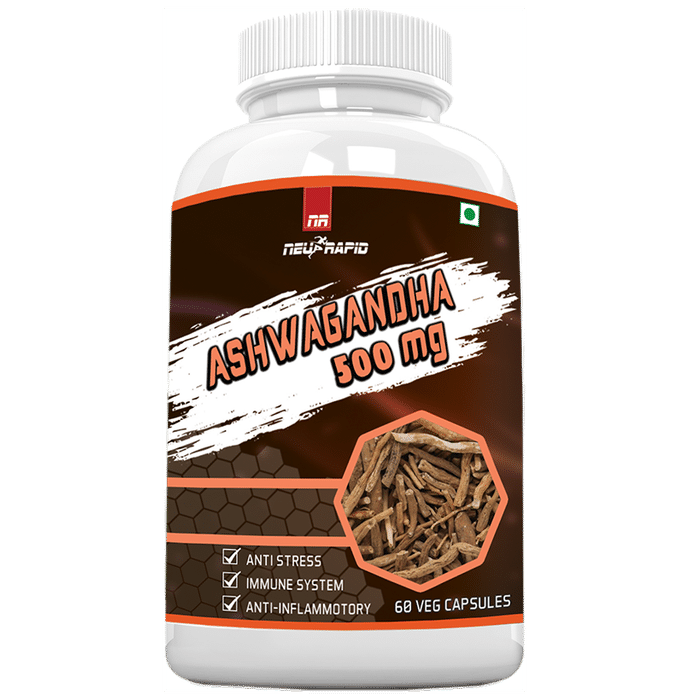 NeuRapid Ashwagandha 500mg Veg Capsule - Classic Derma