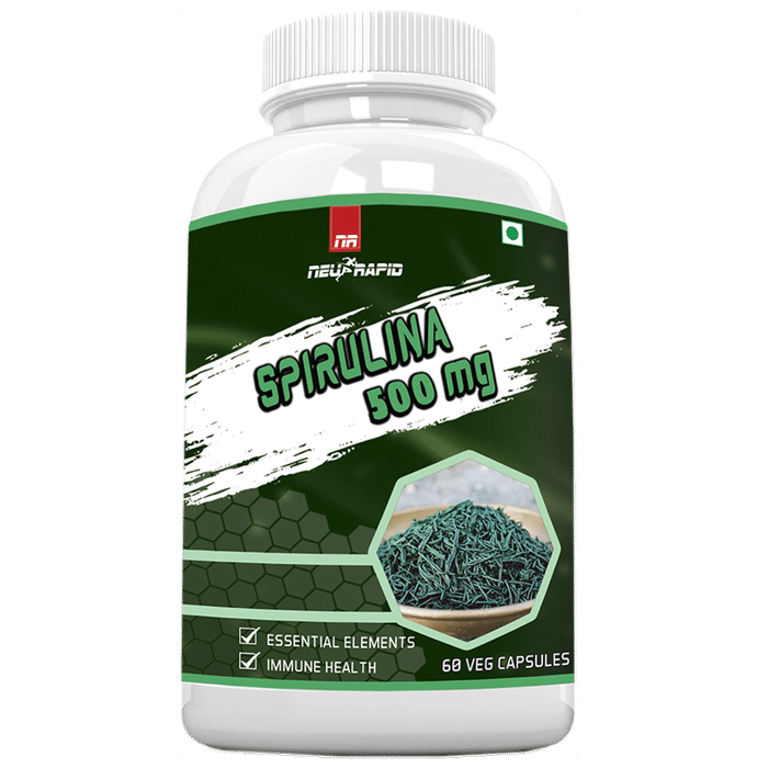 NeuRapid Spirulina 500mg Veg Capsule - Classic Derma