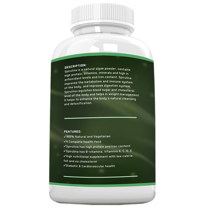 NeuRapid Spirulina 500mg Veg Capsule