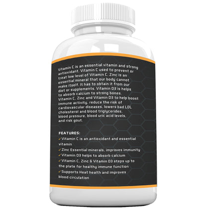 NeuRapid Vitamin C, Zinc Sulphate and Vitamin D3 Effervescent Tablet