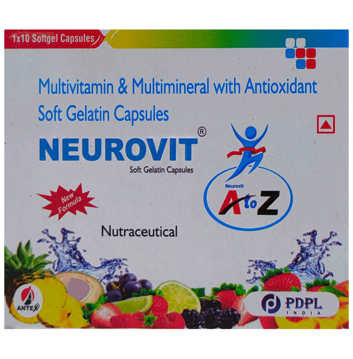 Neurovit A to Z Soft Gelatin Capsule - Classic Derma