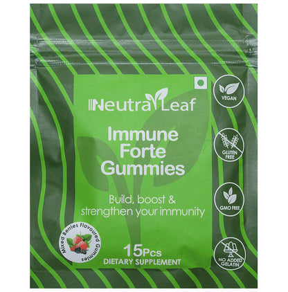 NeutraLeaf Immune Forte Gummies Mixed Berries - Classic Derma