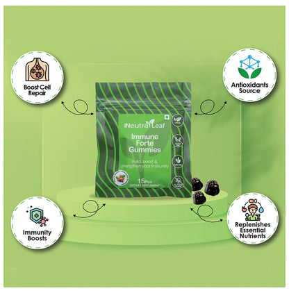 NeutraLeaf Immune Forte Gummies Mixed Berries