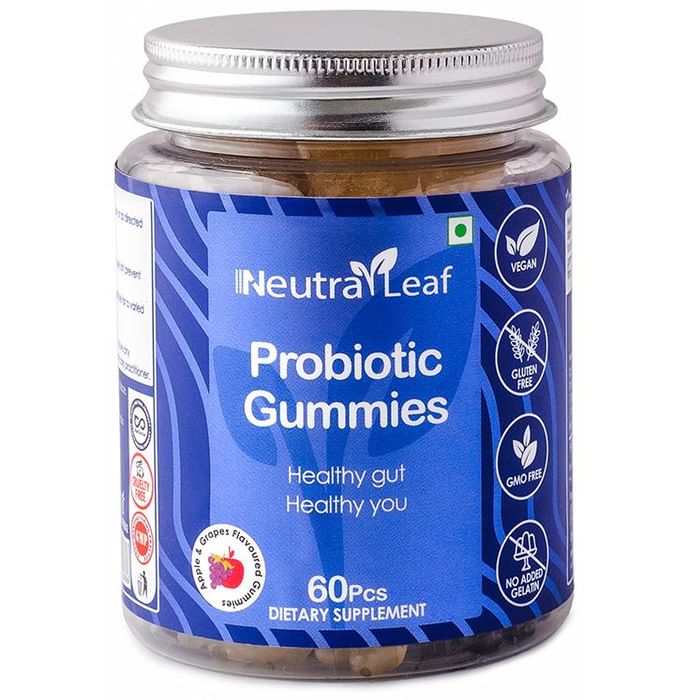 NeutraLeaf Probiotic Gummies with Bacillus Coagulans Apple & Grapes - Classic Derma
