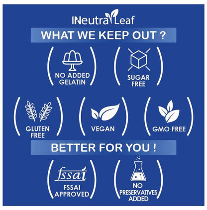 NeutraLeaf Probiotic Gummies with Bacillus Coagulans Apple & Grapes