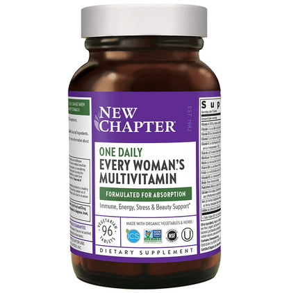 New Chapter One Daily Every Woman's Multivitamin Vegetarian Tablet - Classic Derma