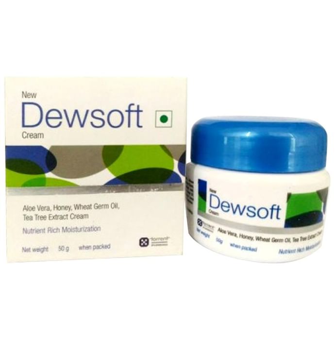 New Dewsoft Nutrient Rich Moisturiser Cream | With Aloe Vera, Honey & Tea Tree Extract - Classic Derma